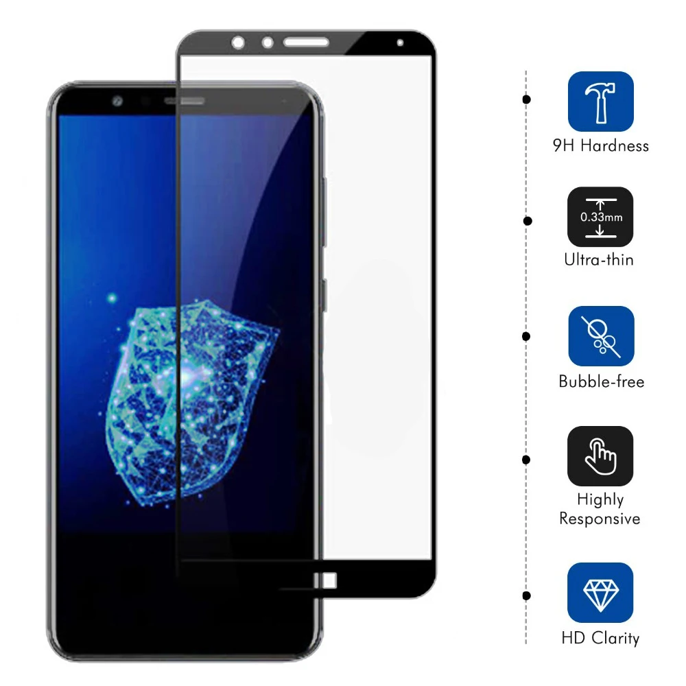 Защитное стекло для Huawei Honor 8 Lite 9 7X 6X закаленное 6a 6x 6c pro защитная пленка|Защитные