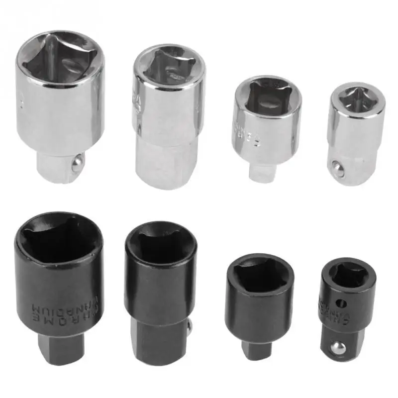 Лидер продаж 4 шт. переходники адаптеры гаечный ключ 1/2 &quot3/8&quot 1/4 &quot хром