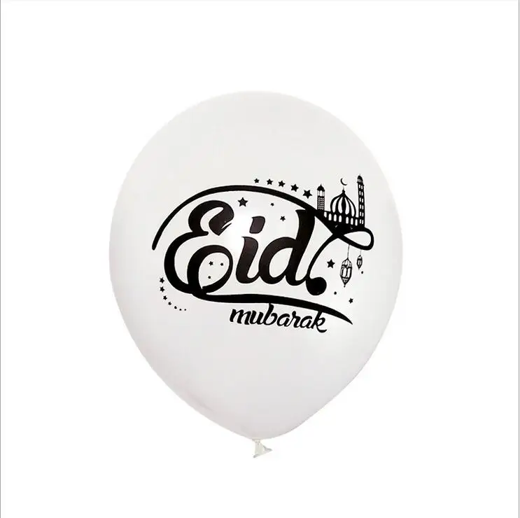 50 шт./компл. Счастливые воздушные шары Eid Mubarak латексные с надписью аксессуары для