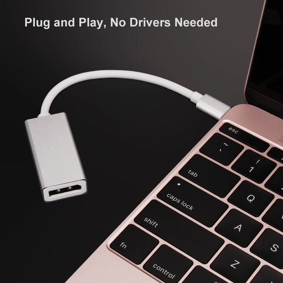 4K USB 3 1 Type C к DP кабель адаптер для MacBook DisplayPort Samsung Galaxy S9 Huawei Mate 10 Pro DP| |