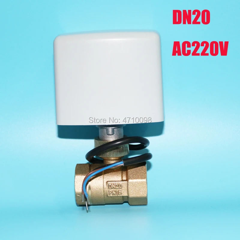 Новый латунный шаровой кран AC24V/AC220V 2 способа DN15 20 25 32 40 50 универсальный
