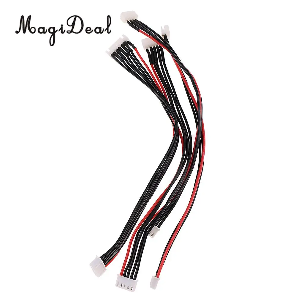 MagiDeal 4 шт./лот 2S 3S 4S 6S 20 см Lipo Баланс провода расширение зарядное устройство Кабель