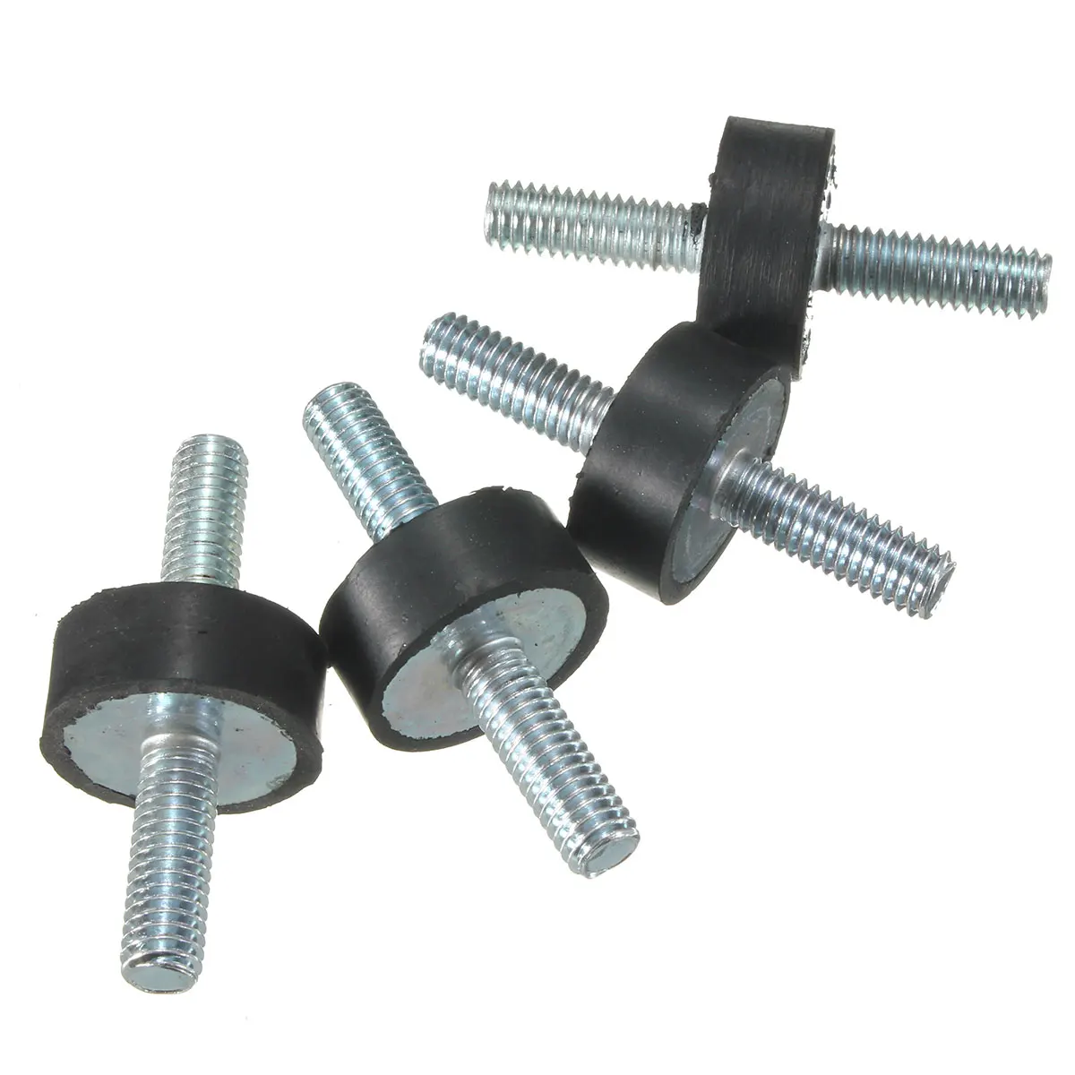 

4Pcs M6 Anti Vibration Rubber Mounts Male Car Boat Bobbin Isolator Damper 20x8mm
