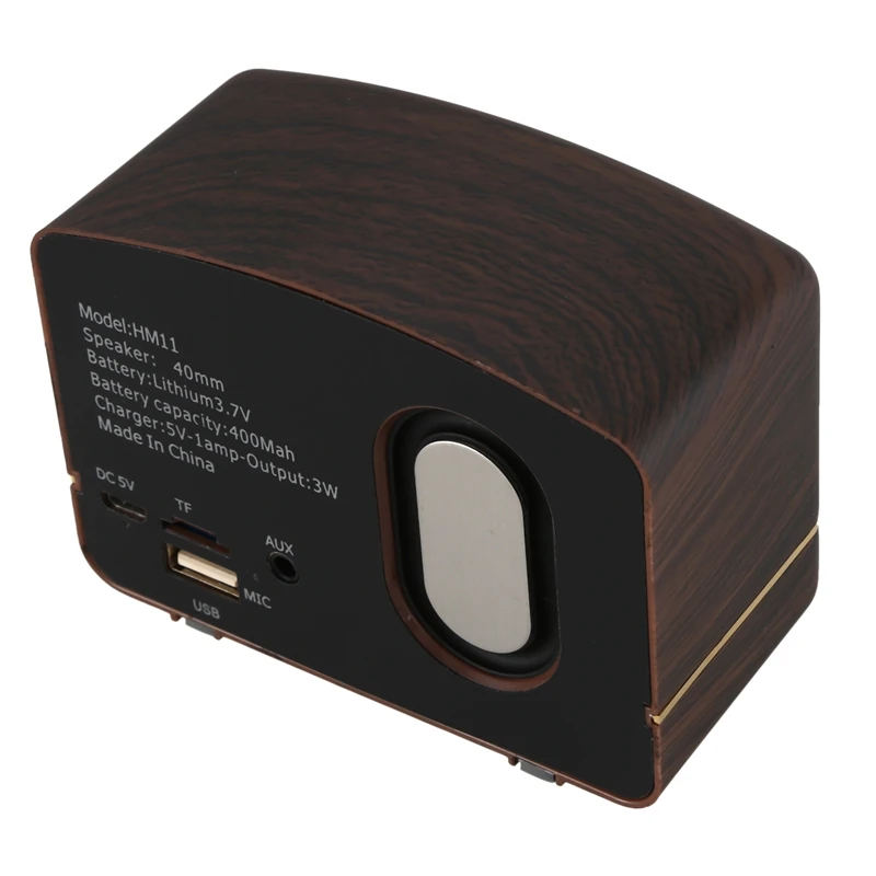 Портативный Bluetooth динамик Ретро Мини беспроводной радио Usb/Tf карта музыкальный