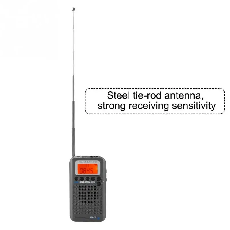 Авиационный радиоприемник VHF FM AM Портативный Полнодиапазонный CB SW AIR