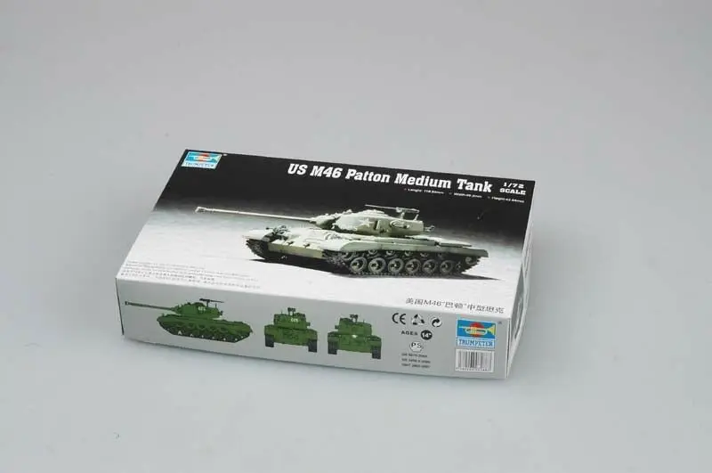 

Trumpeter 07288 1/72 US M46 Patton Medium Tank Model Plastic Static Armored Car TH07175-SMT2