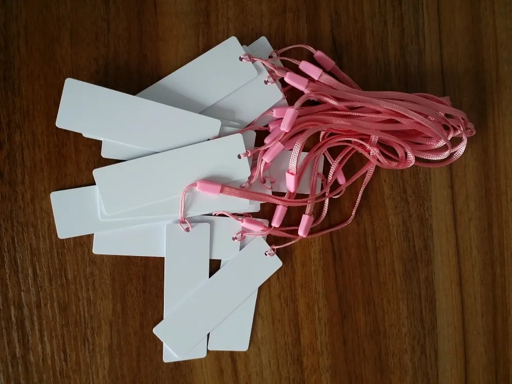 

HF ISO15693 (NXP-ICODE-SLIX) 13,56 MHz PVC Hang Tag 120*32MM