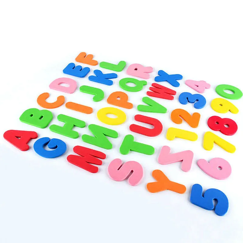 New 36pcs Baby Kids Children Floating Bathroom Bath tub Toy Foam Letters Numbers Stickers Creative DIY Toys Carfts Hot Sale 2019 | Дом и сад