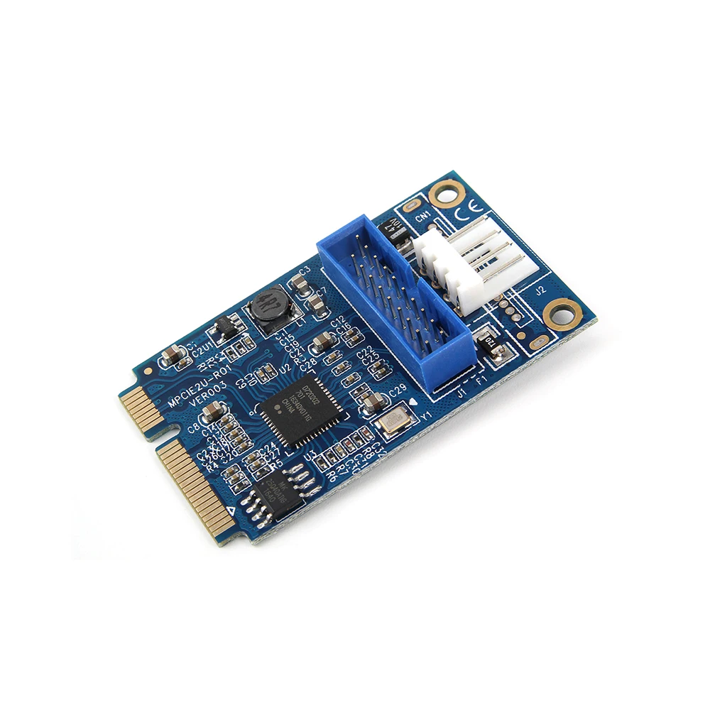 Мини-адаптер PCI-E к USB 3 0 плата расширения MINI PCIE 20Pin/19Pin адаптер Mini Pci-e до 5 Гбит/с |