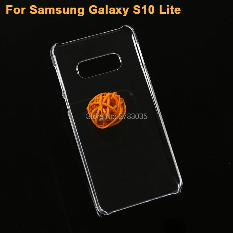 Глянцевый чехол для телефона Samsung Galaxy S10 S10e Plus прозрачный Невидимый жесткий из