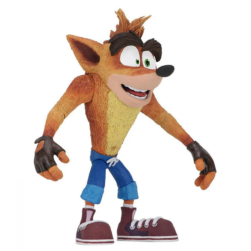 Crash Bandicoot подвижная фигурка 1/8 Масштаб Окрашенные рис Рисунок игрушка мобильный