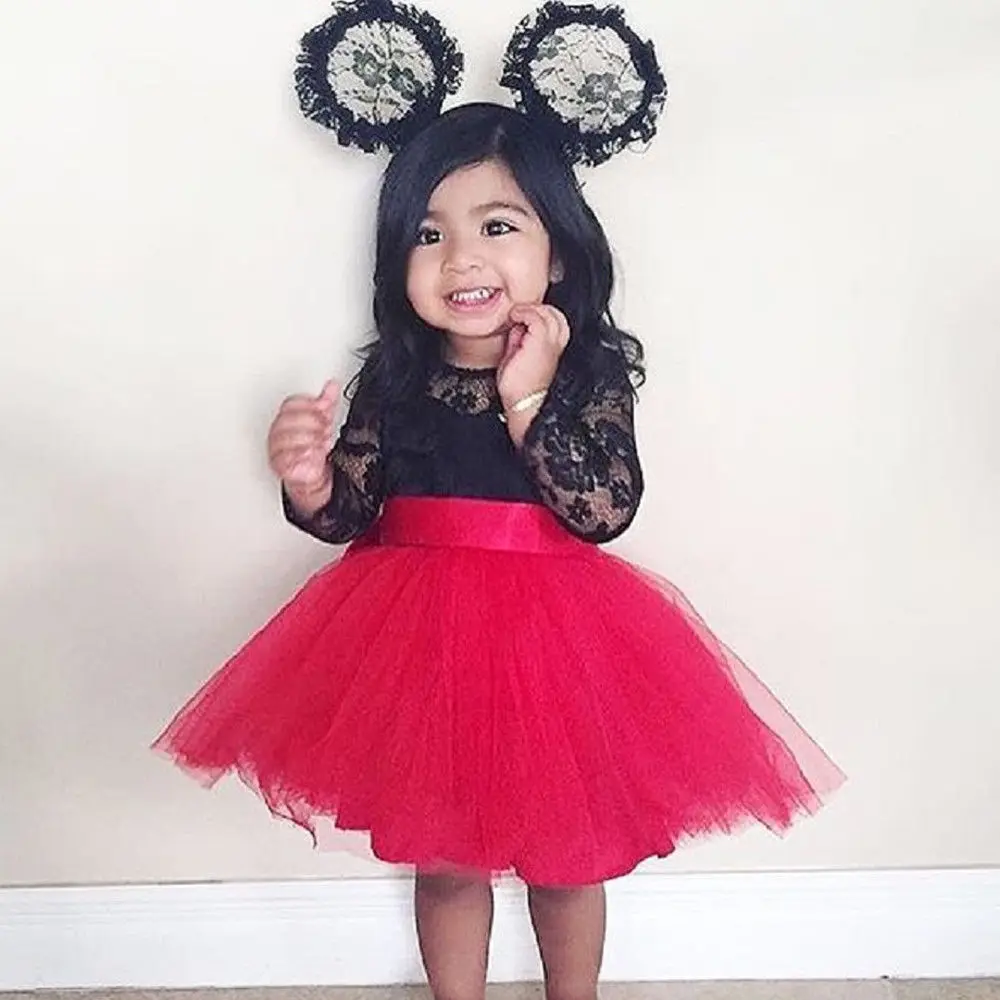Toddler Kids Baby Girls Dress Lace Princess Tulle Party Evening | Детская одежда и обувь