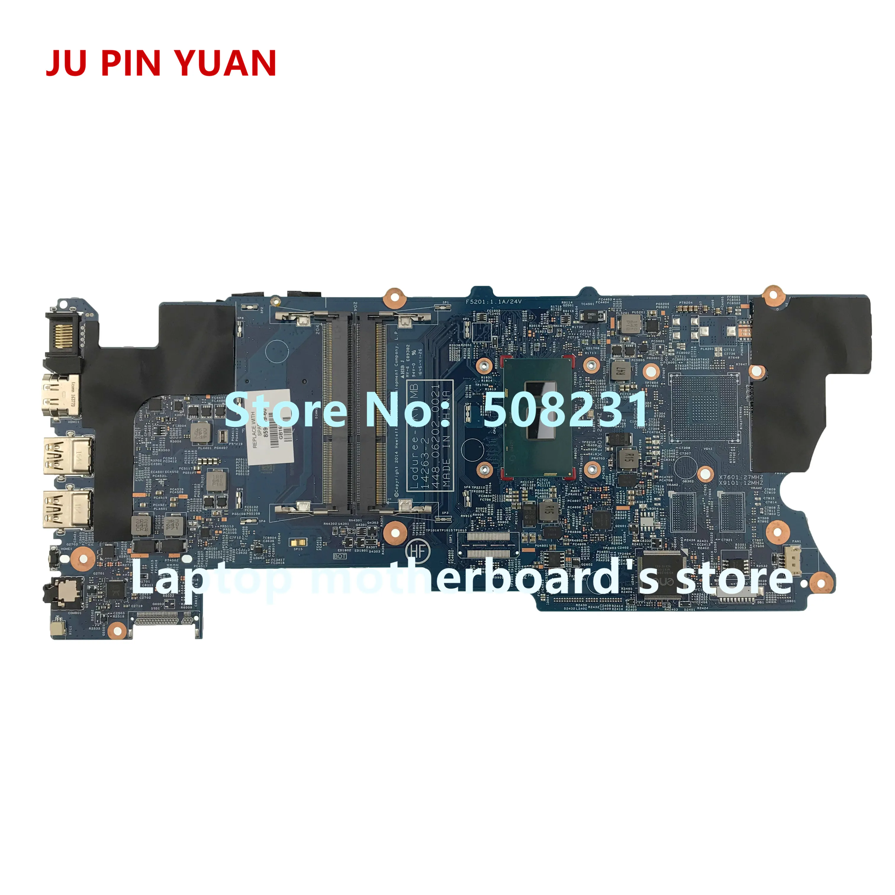 Материнская плата JU PIN YUAN 858872-601 448.07N06.002N для HP ENVY X360 восстановленная