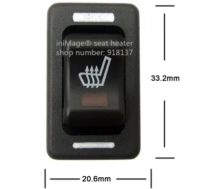 

Free Shipping Authentic as picture 1 seat install car seat heater rectangle universal alloy wire pad seat heating,heated seat