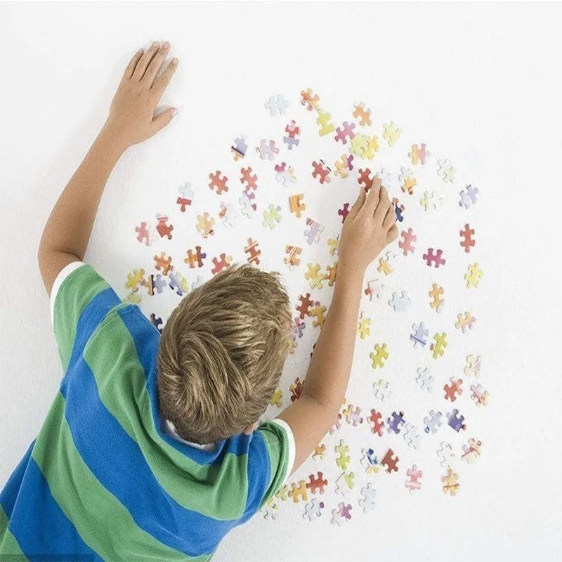 Пазл 1000 штук Детские пазлы Ландшафтные Пазлы Серебристые Развивающие игрушки