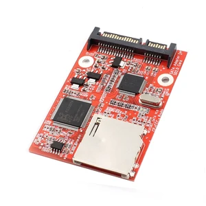 MMC SD SDHC SATA 6,35 сантиметровый HDD безопасный цифровой конверсионный адаптер