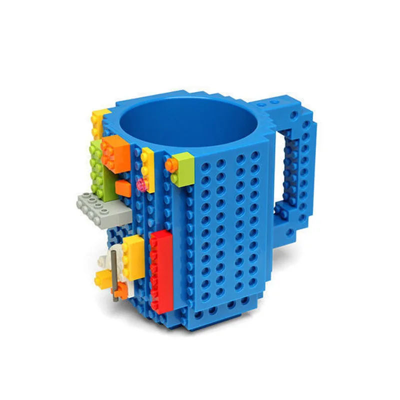 Модный креативный строительный блок чашка Diy собранная кофейная кружка DIY Lego
