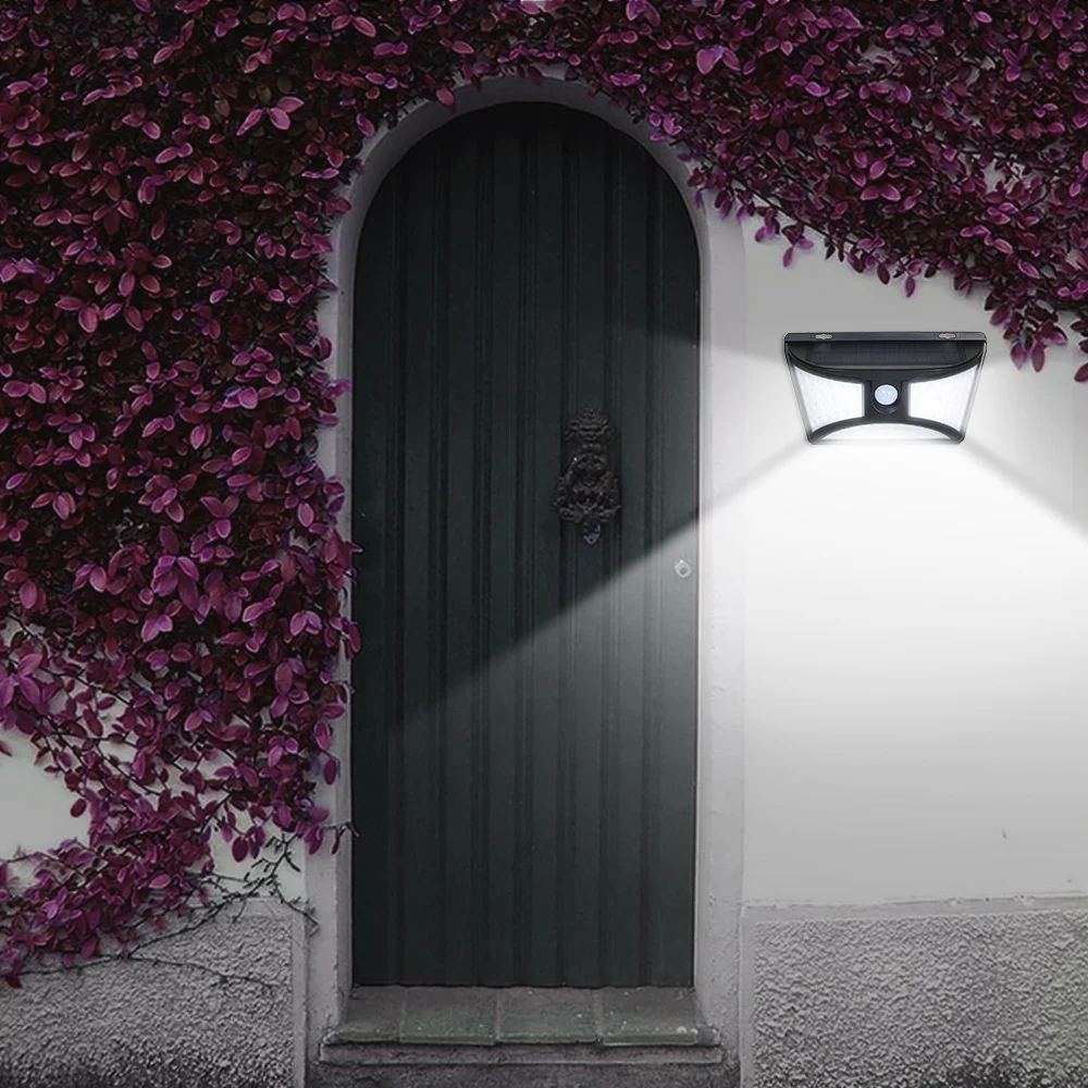 

NEW 68 LEDs Solar Wall Light LED Solar Light PIR Motion Sensor Outdoor Garden Light Pathway Yard Security Solar Lamp Waterproof