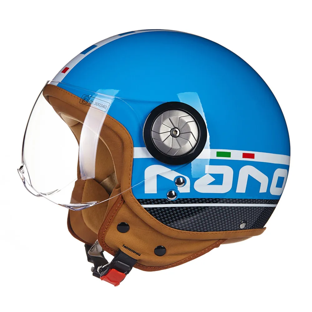 BEON moto rcycle шлем Чоппер 3/4 с открытым лицом винтажный 110TM Casque Casco cicleta Capacete ECE