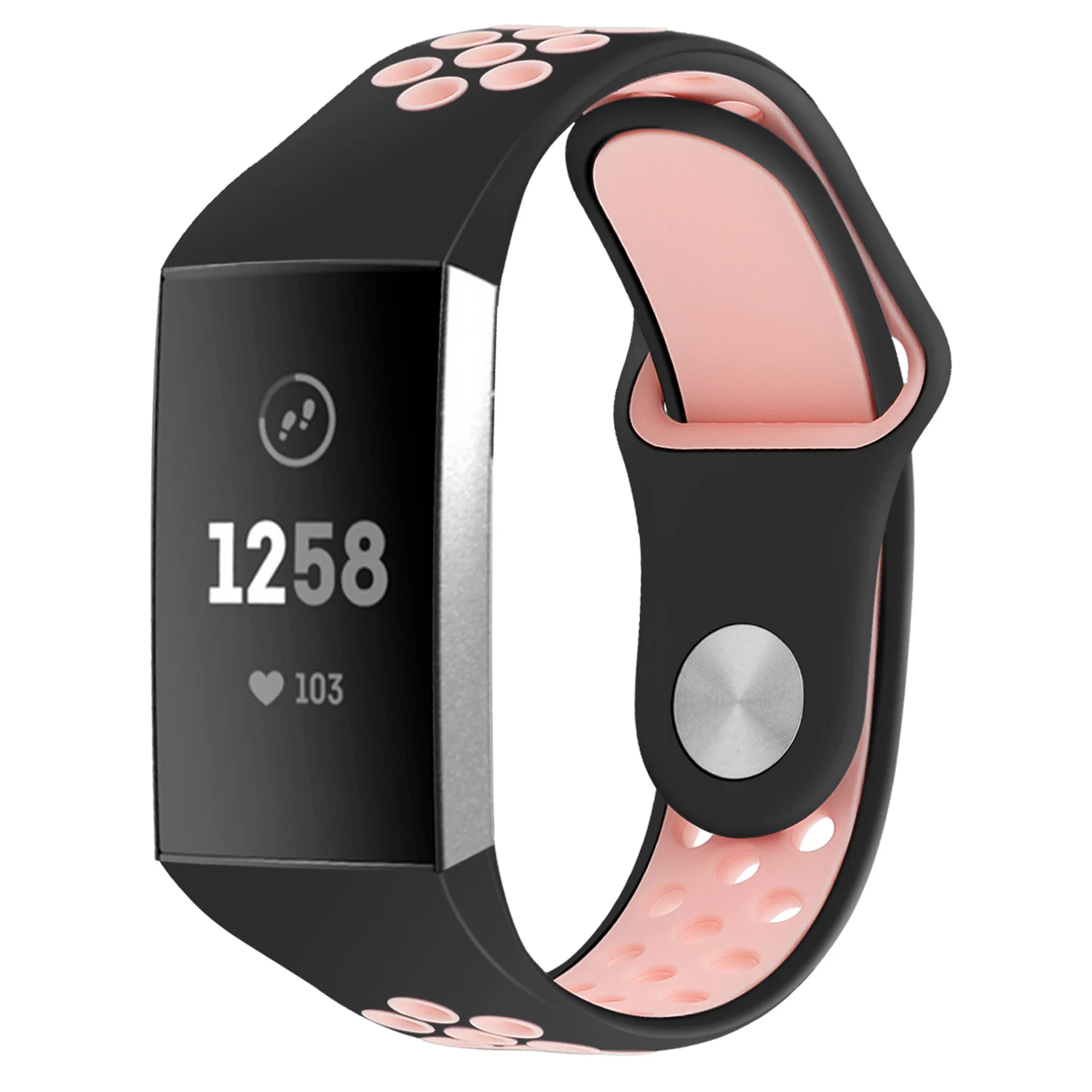 Спортивный сменный ремешок Gosear для фитнеса двухцветный браслет Fit bit Fitbit Charge 3 Charge3
