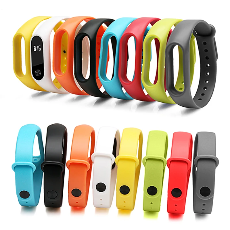 Ремешок сменный силиконовый для mi band 2 аксессуары смарт часов xiaomi