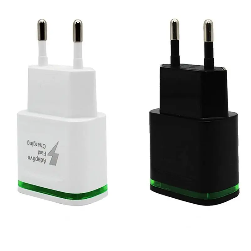 Светящаяся Быстрая зарядка 2 0 2A быстрое зарядное устройство USB дорожный