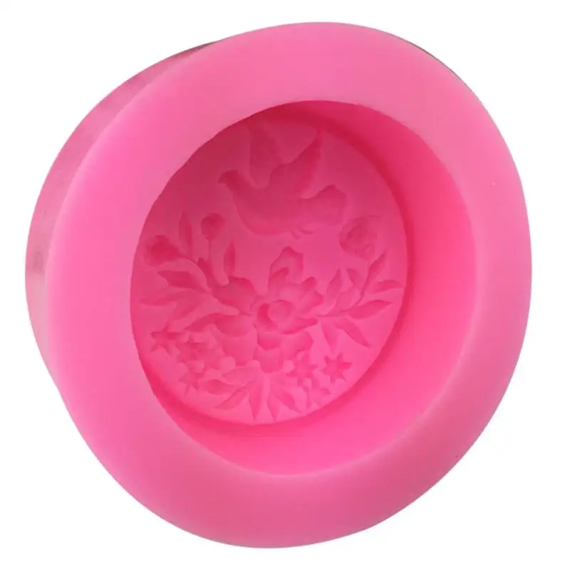 New Pigeons Peony Cake Mold Flower Birds Pattern Fondant Tools Silicone Decorating Sugarcraft Plunger Cookie Cutter | Дом и сад