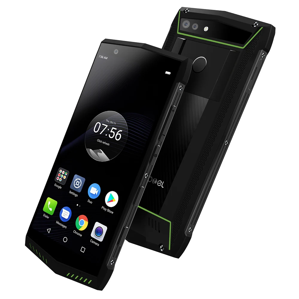 POPTEL P60 4G Face ID IP68 Waterproof Mobile Phone 5.7 Inch Android 8.1 MTK6763 6GB 128GB 5000mAh Wireless Charge NFC Smartphone | Мобильные
