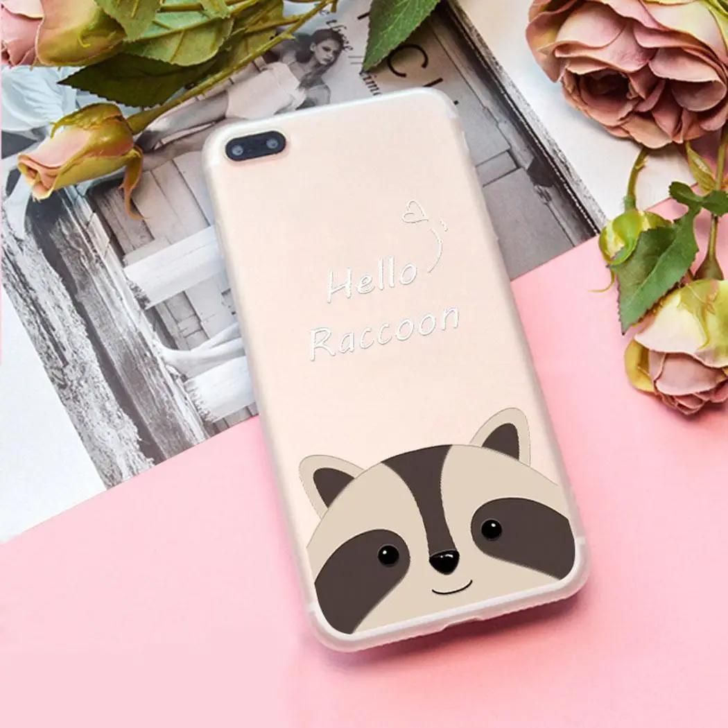 Окрашенная капля 6 Embossment Shell Animal Soft 5 ударопрочный мультфильм милый 3 2 Устойчивый