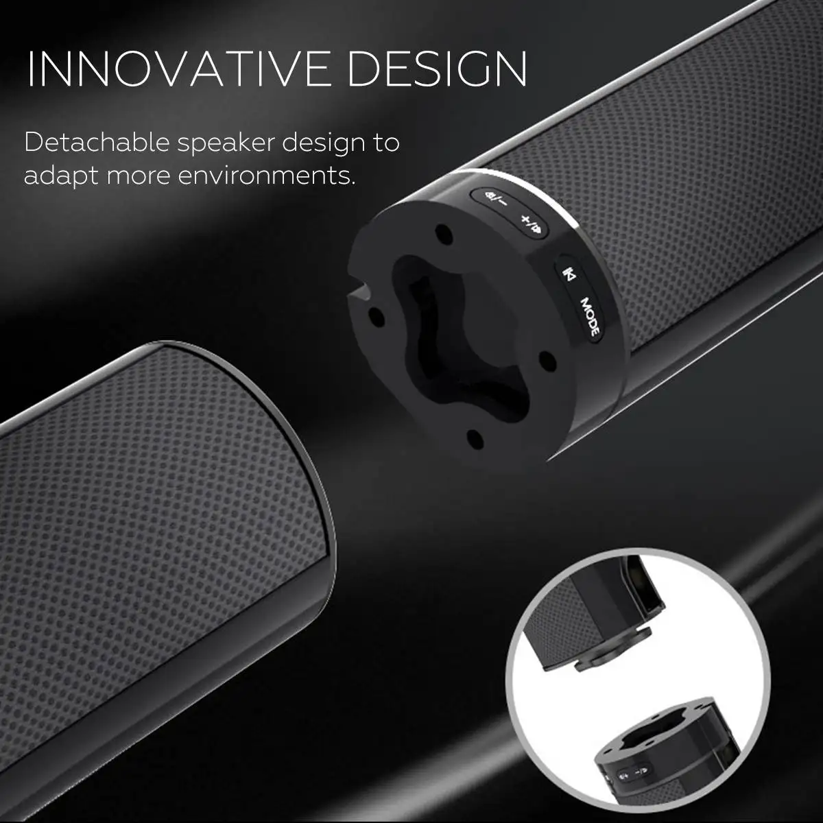 50 Вт HiFi Съемная Беспроводная bluetooth Звуковая Панель динамик 3D объемный стерео