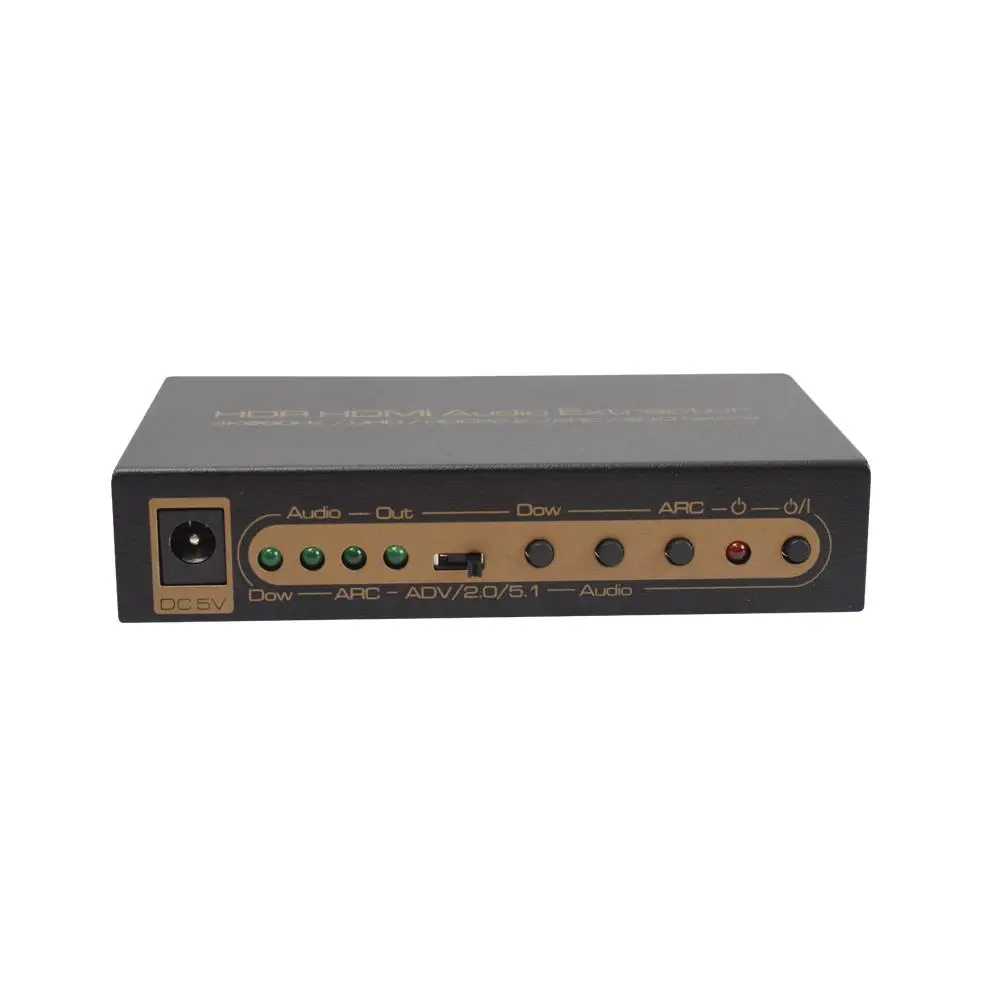 HDR HDMI истинная матрица 4X2 АУДИО ВЫКЛЮЧАТЕЛЬ экстрактора для Dolby ARC SPDIF EDID 4 в 2 Выход