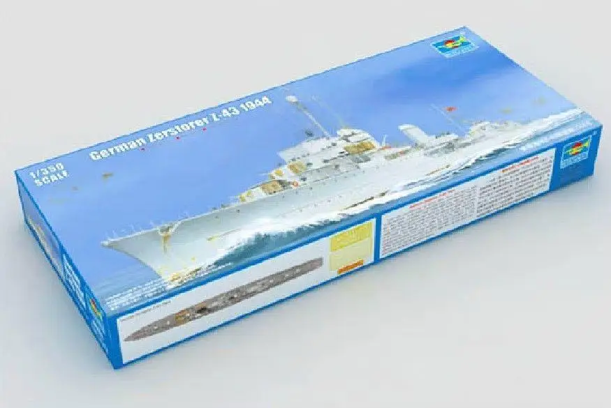 Немецкий Разрушитель Trumpeter 1/350 модель 05323 1944 | Игрушки и хобби