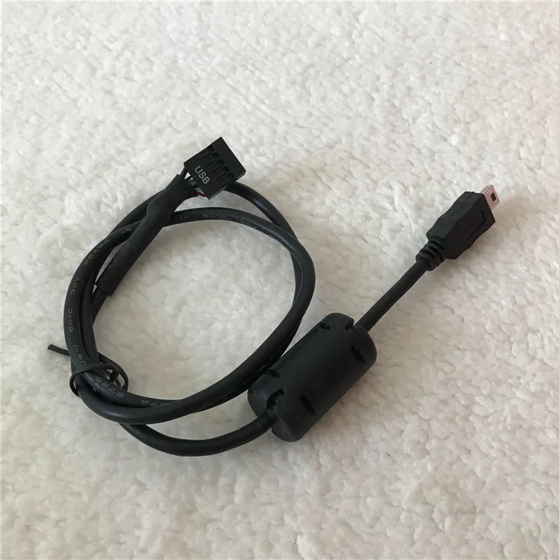 50 шт./лот Dupont 9Pin Feamle головка К USB Mini B папа с магнитным кольцом щит функция передачи