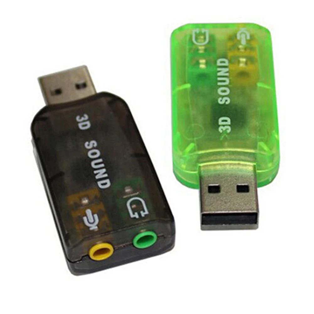 Внешняя звуковая карта 5 1 каналов с USB на разъем 3 мм|Звуковые карты| |