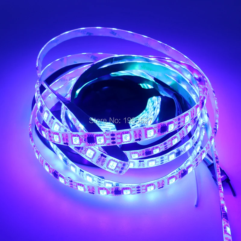 12 в 60 светодисветодиодный s/m WS2811 RGB Светодиодная лента Pixel Light TV 5050 SMD 20 пикс./м с шт.