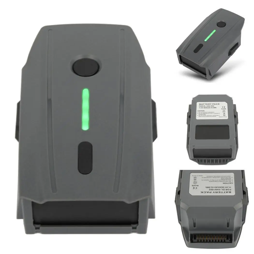 Умный полет батарея 3830 мАч 11 4 для 13 05 250 г V DJI Mavic Pro серый 6A|Аккумуляторы дронов| |