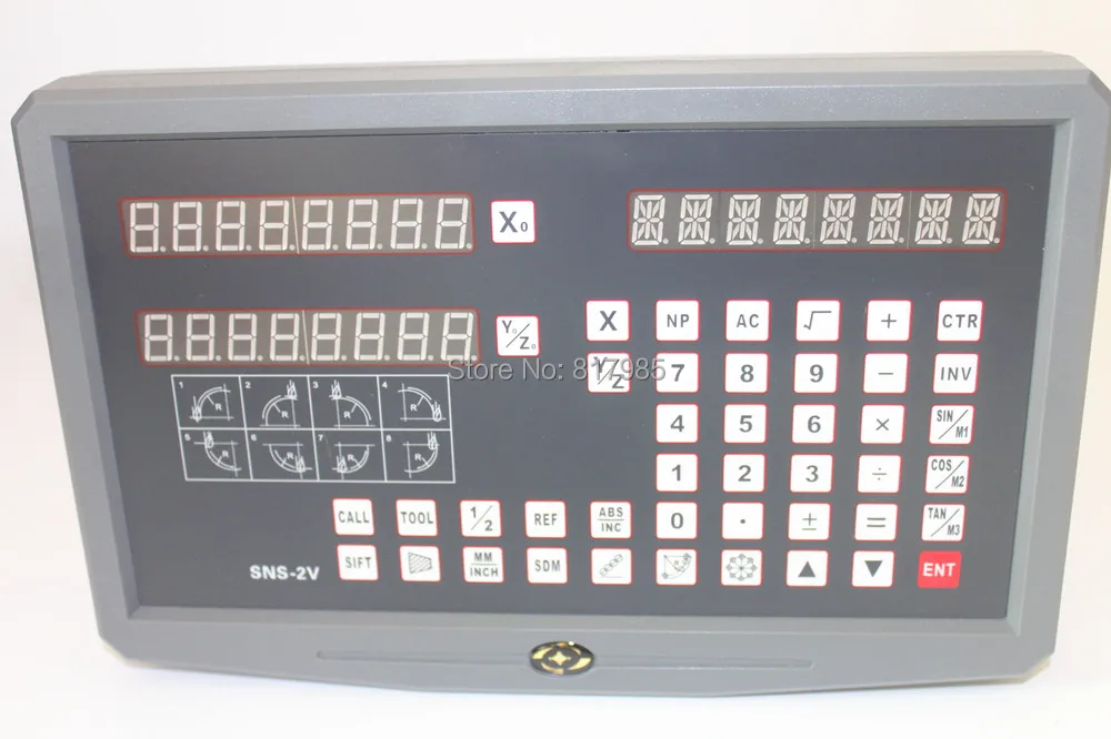 EU RU stock 2 осевой цифровой дисплей с индикацией DRO подходит для линейного энкодера