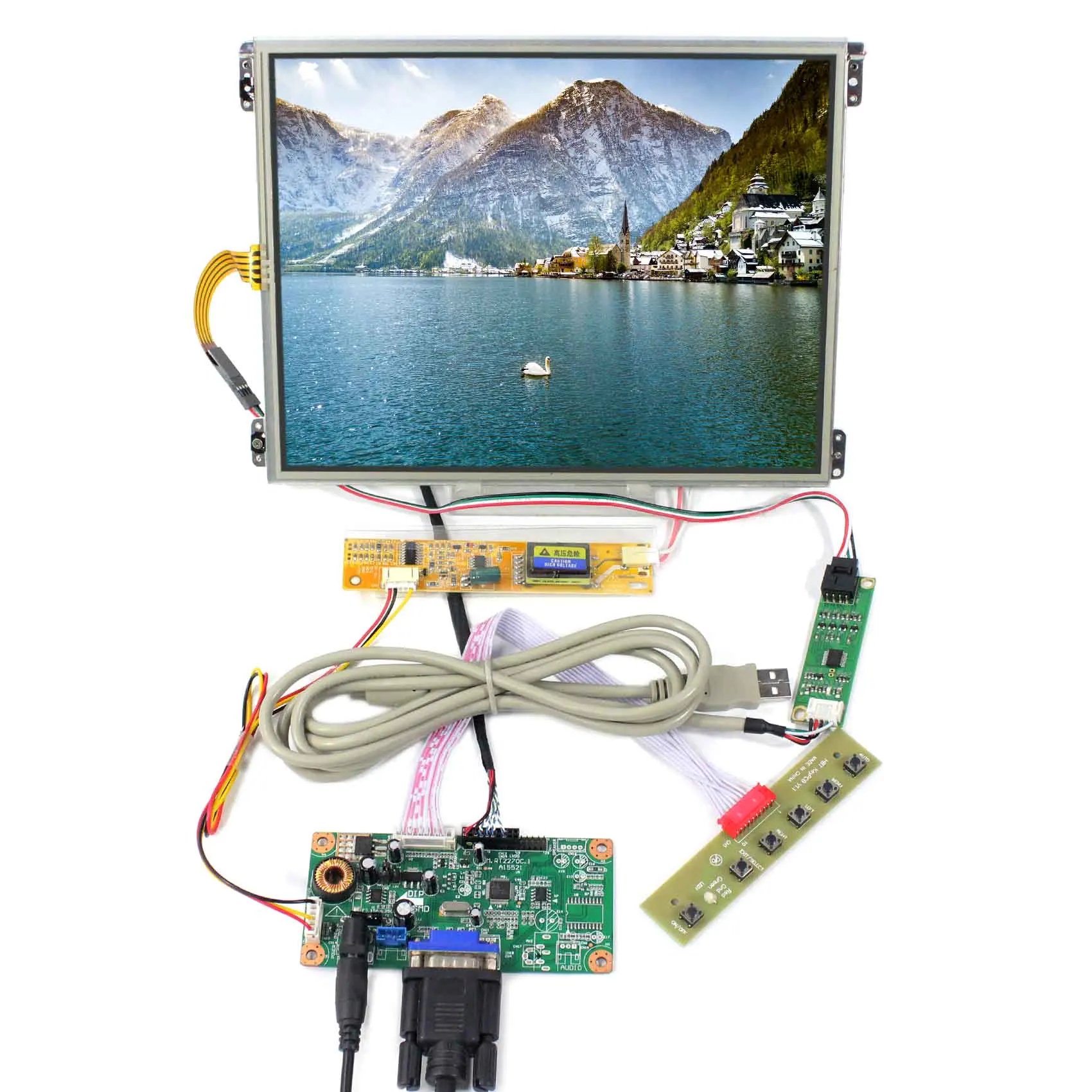 10 4 дюйма 1024X768 IPS ЖК экран HT10X21 311 с сенсорной панелью VS104TP A1 VGA контроллер плата RT2270C