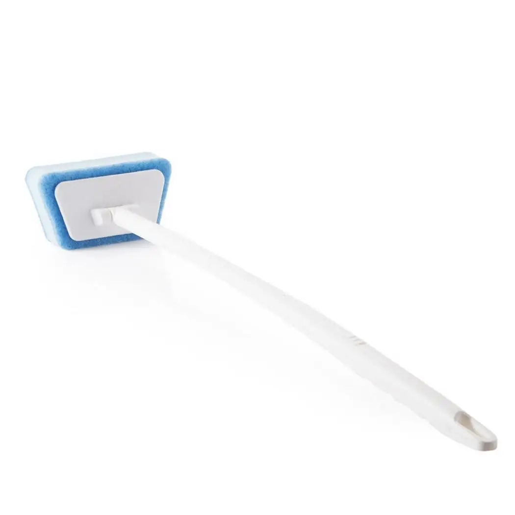 Sponge Long Handle Bathtub Brush Bathroom Cleaning Tools 82g Very easy to clean brush bathtub kitchen corner. | Дом и сад