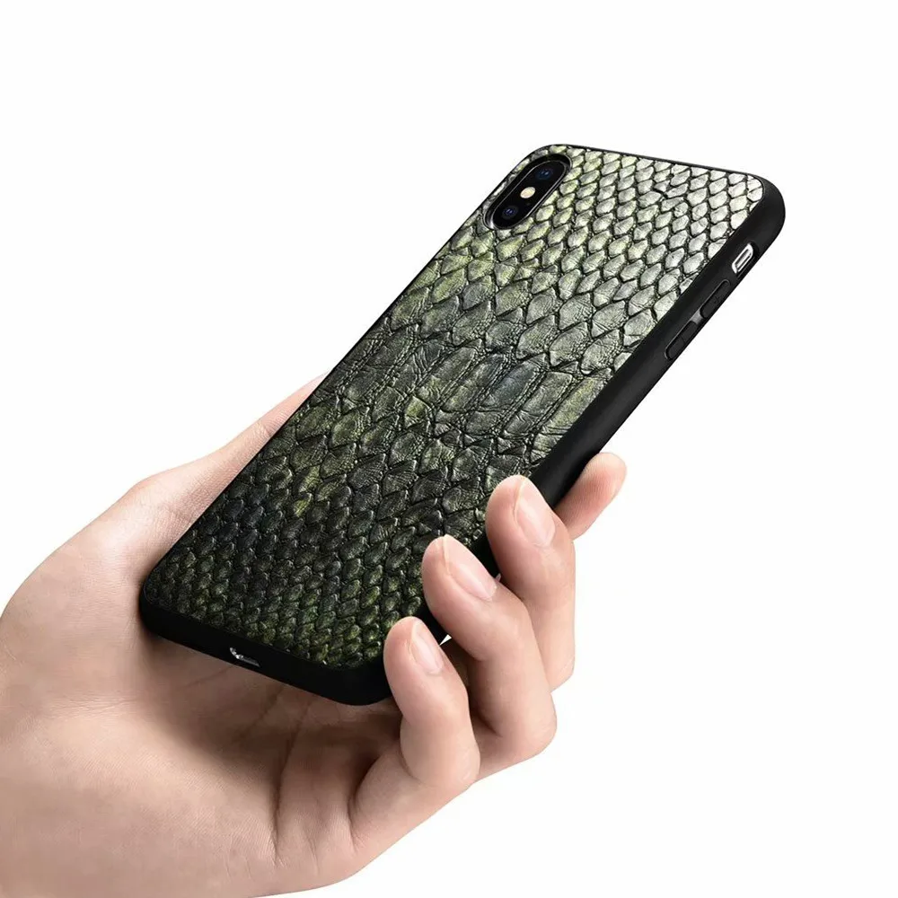 XOOMZ роскошные змеиной кожи чехол для iPhone X XS MAX XR крышка искусственная кожа задняя