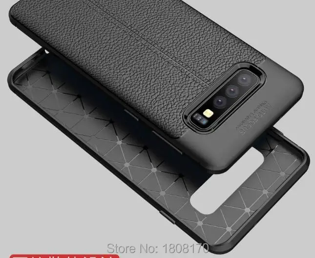 C-ku для Samsung Galaxy S10 S10E Plus OPPO Realme U1 личи Гибридный чехол из мягкого ТПУ прочный Чехол
