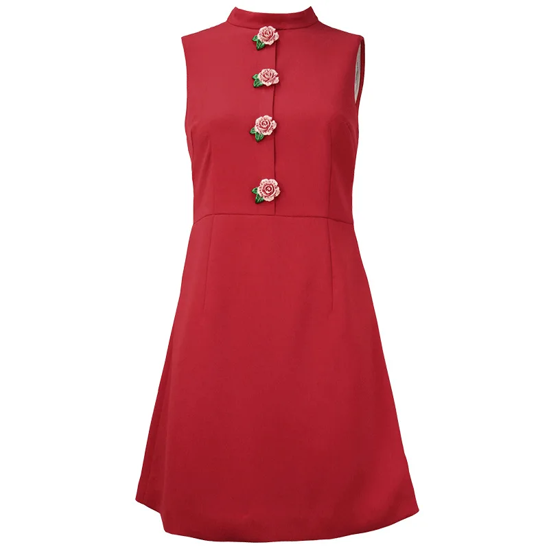 2018 зимние элегантные красные платье-сарафан для женщин взлетно посадочной