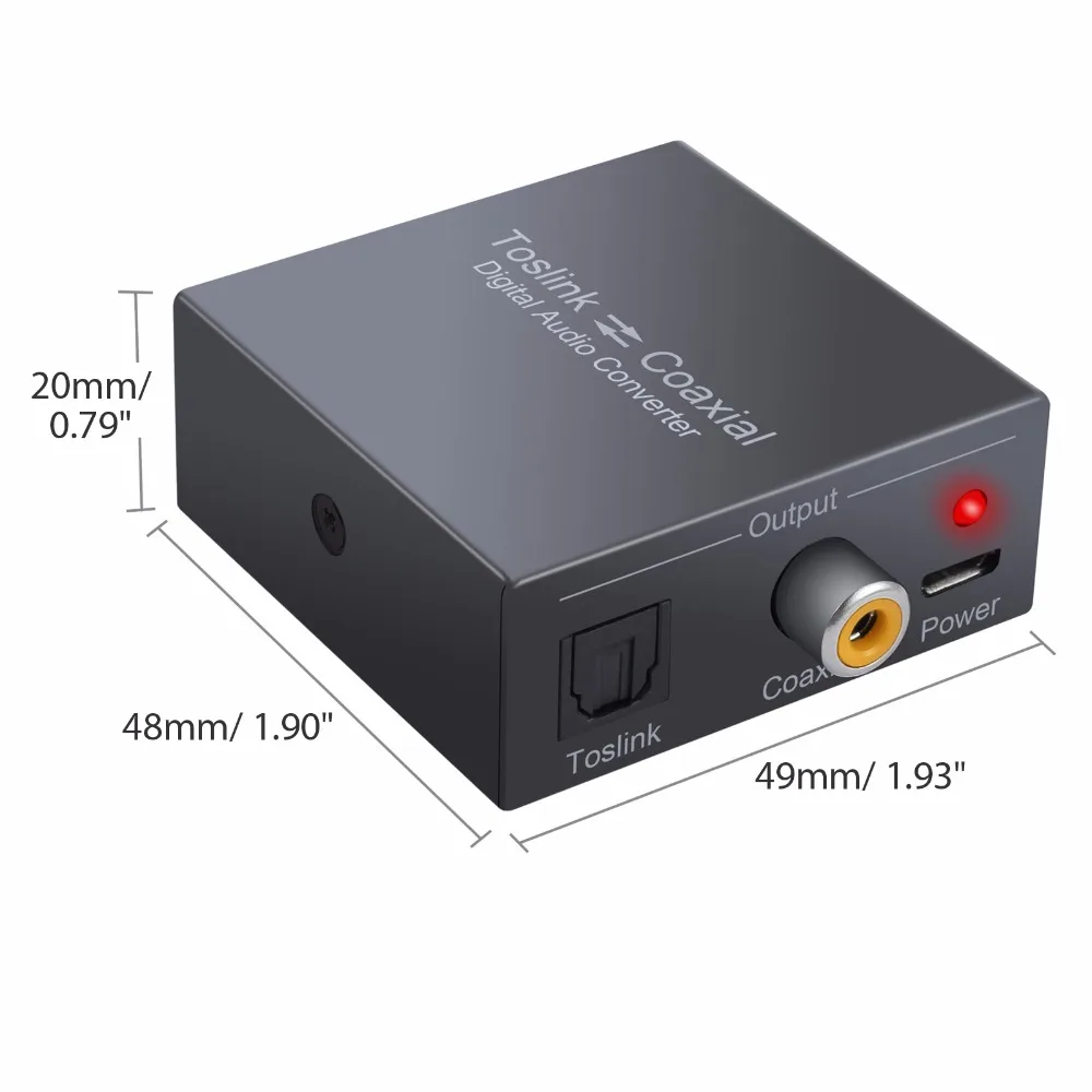 Esynic двунаправленный SPDIF и коаксиальный преобразователь Оптический в оптический
