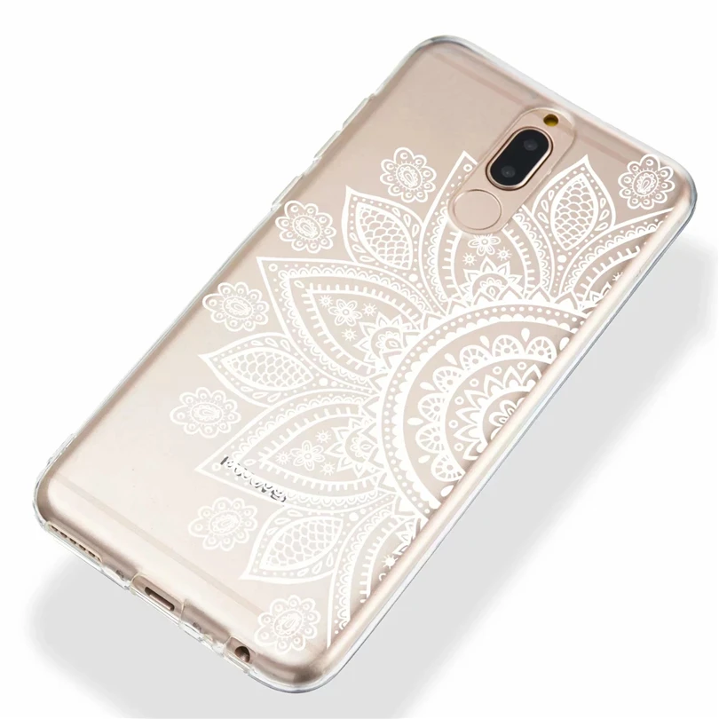 ТПУ окрашенный чехол задняя крышка для Huawei Mate 20 Pro P20 P9 P Smart Lite Nova 3i 2i 3D Рельефный
