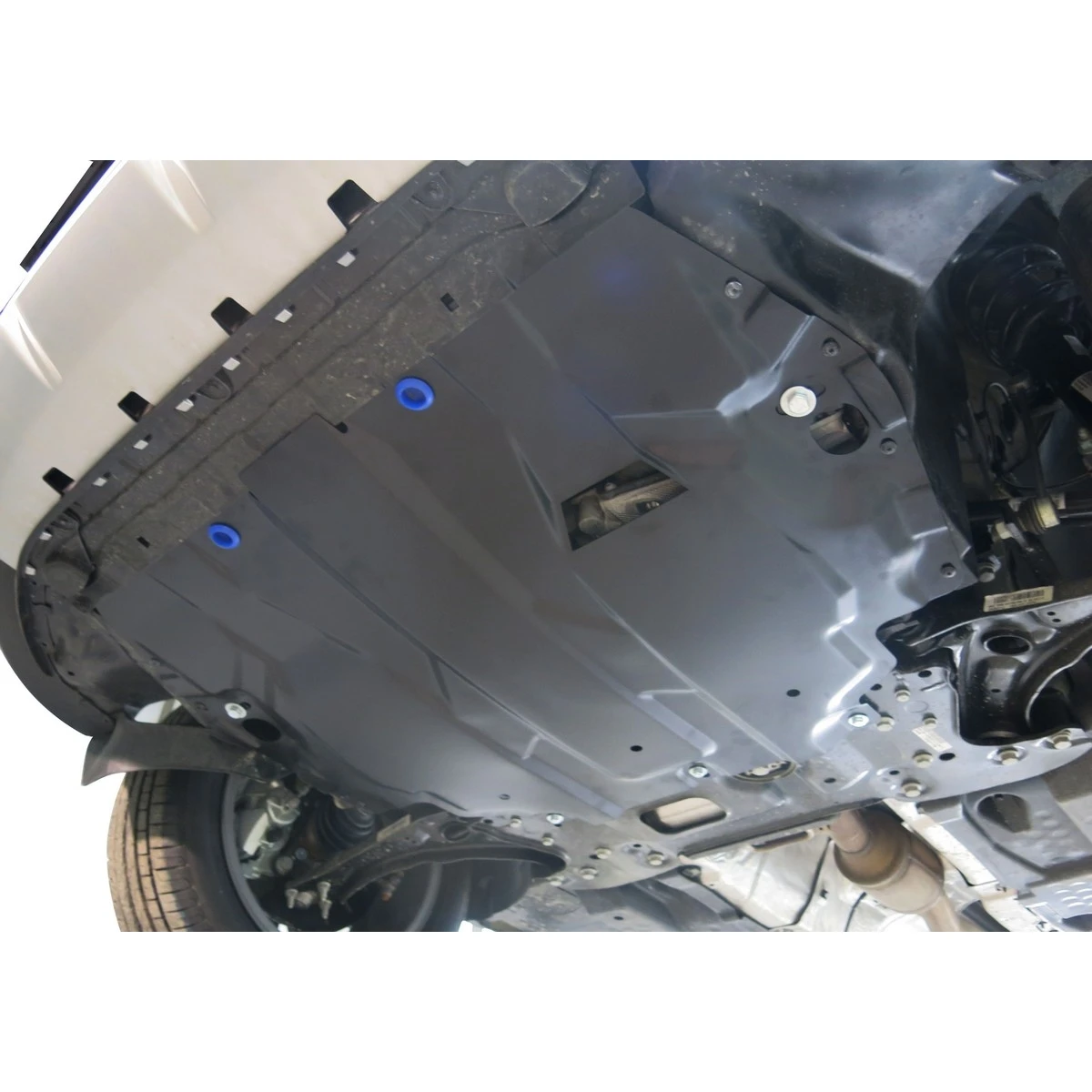 Защита картера и КПП Rival 111.5855.1 (для Volkswagen Caddy (V 1.6) 2015 н.в. крепеж в комплекте сталь 2