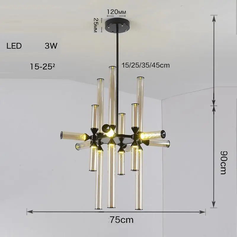 Винтаж светильник Hanglampen Voor Eetkamer современный блеск E Pendente Para сала янтарь Lampara De Techo