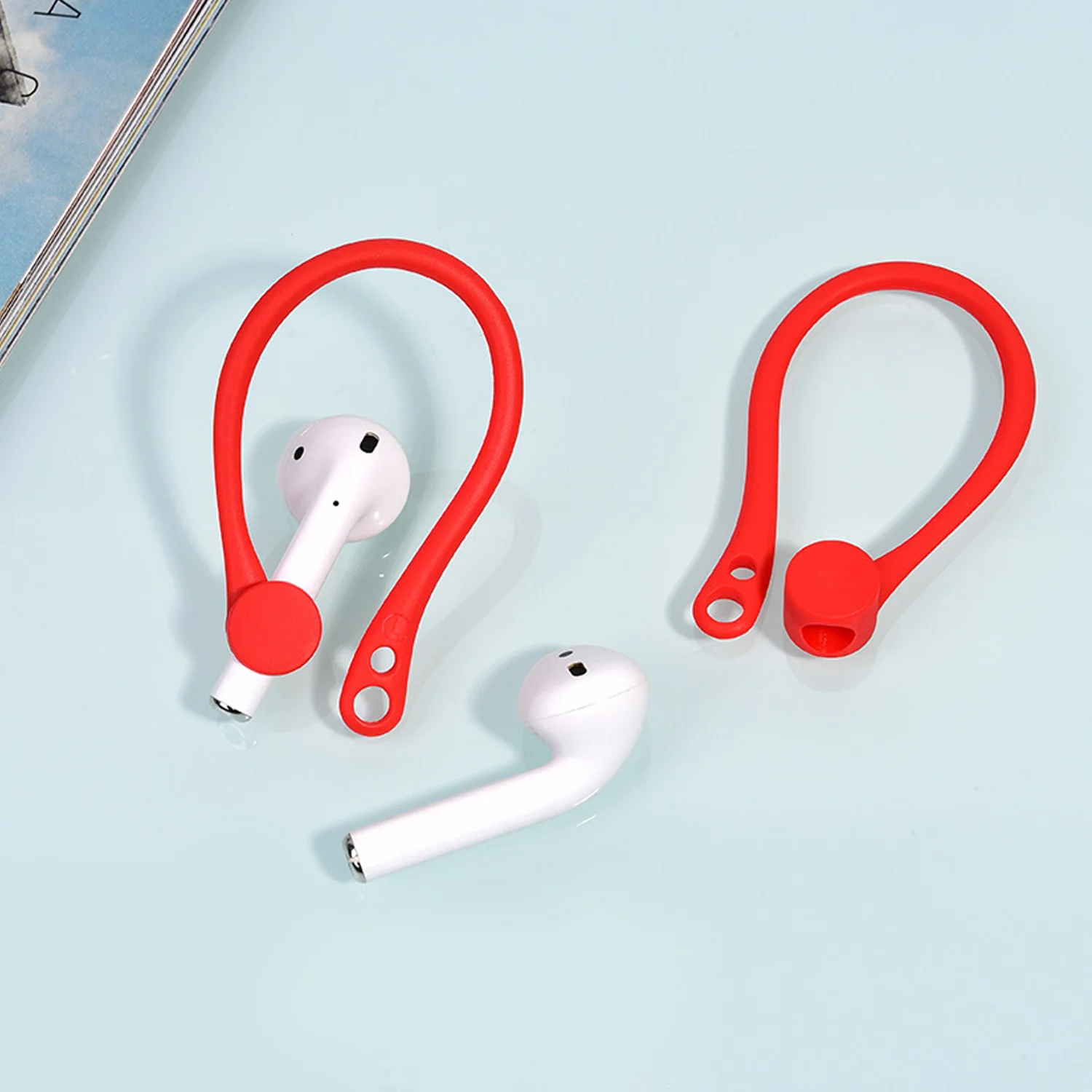 Vococal ушные крючки Анти потери с держателем для часов Apple AirPods 1 2 Air Pods Беспроводные