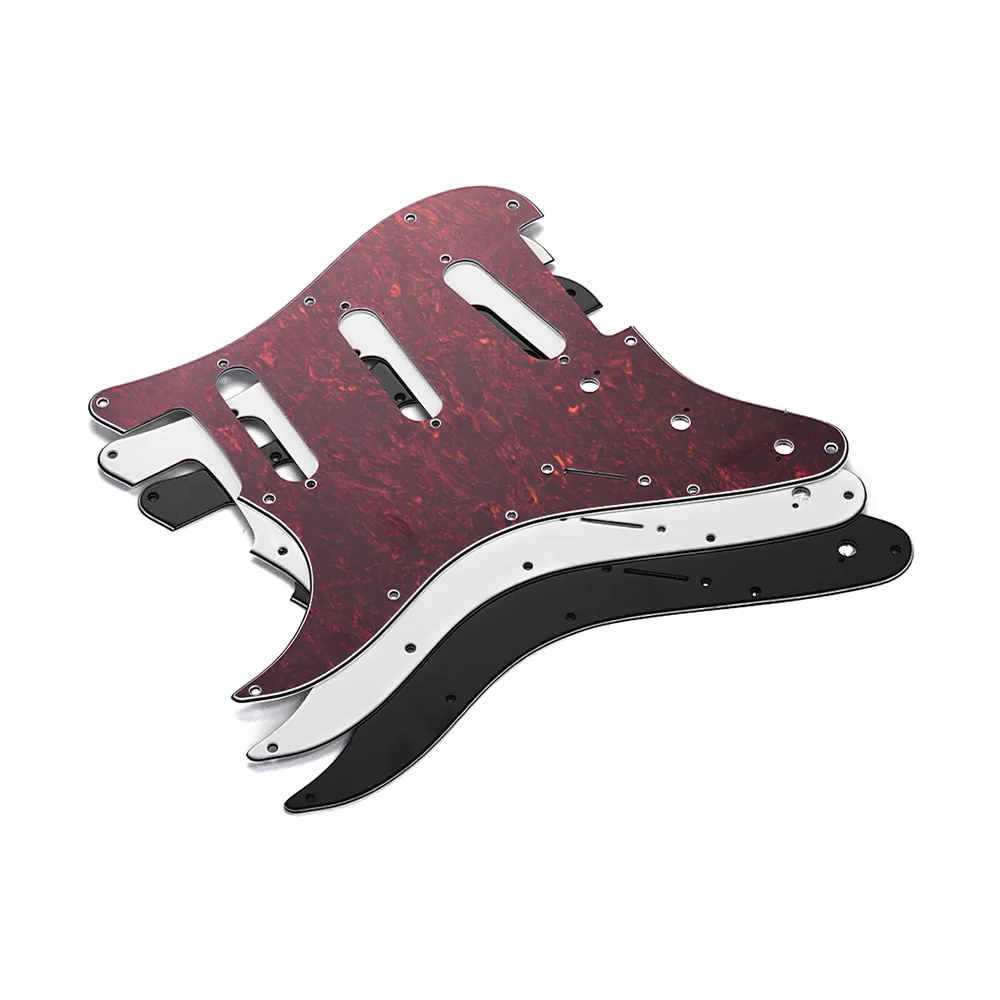 SSS электрогитара Pickguard 3 слойные ПВХ панели левшей для ST электрогитары гитары
