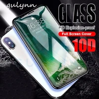 10d curved premium tempered glass for iphone 8 7 6 6s plus x full cover screen protector film for iphone x xs 11 12 pro xr max