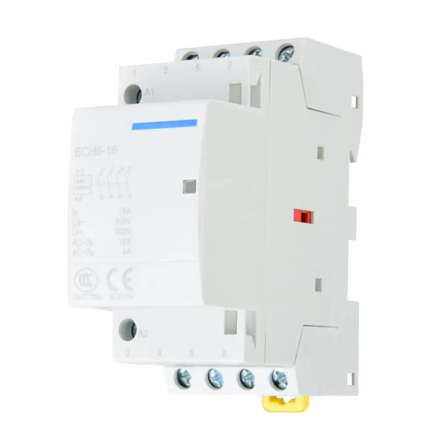 Контактор В соответствии с стандартом 4P 16A 24V 220V/230V 50/60Hz AC контактор для дома на din
